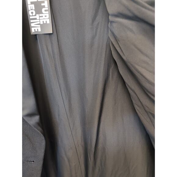 Future collective nwt XXL double breasted long black coat - Picture 4 of 12